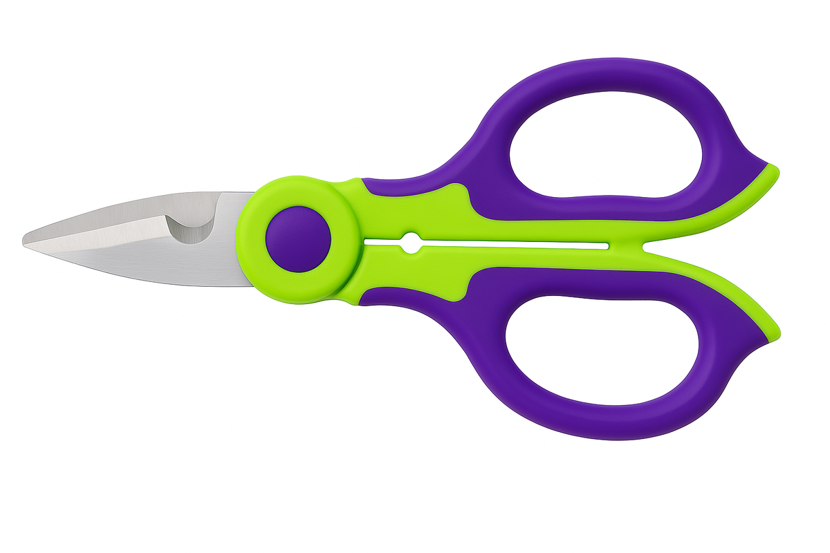 Product Marketing Image of Simply Secured SKU: SF-KS by Vendor Grid Networking Product Fiber Optic Aramid/Kevlar Scissors | Precision Shears for Strength Members & Jackets | SF-KS
