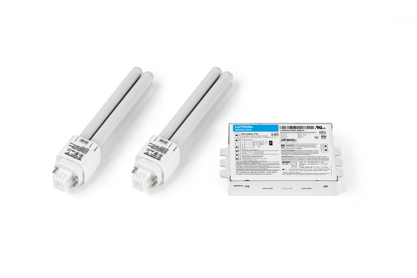 Ballast Retrofit Kit by C-Flex: Vertical CFL, 2-Lamp (Case of 1 Kits), 3500K, 3-Wire Driver, 1% Dimming, 3LDVCF-2K35-1