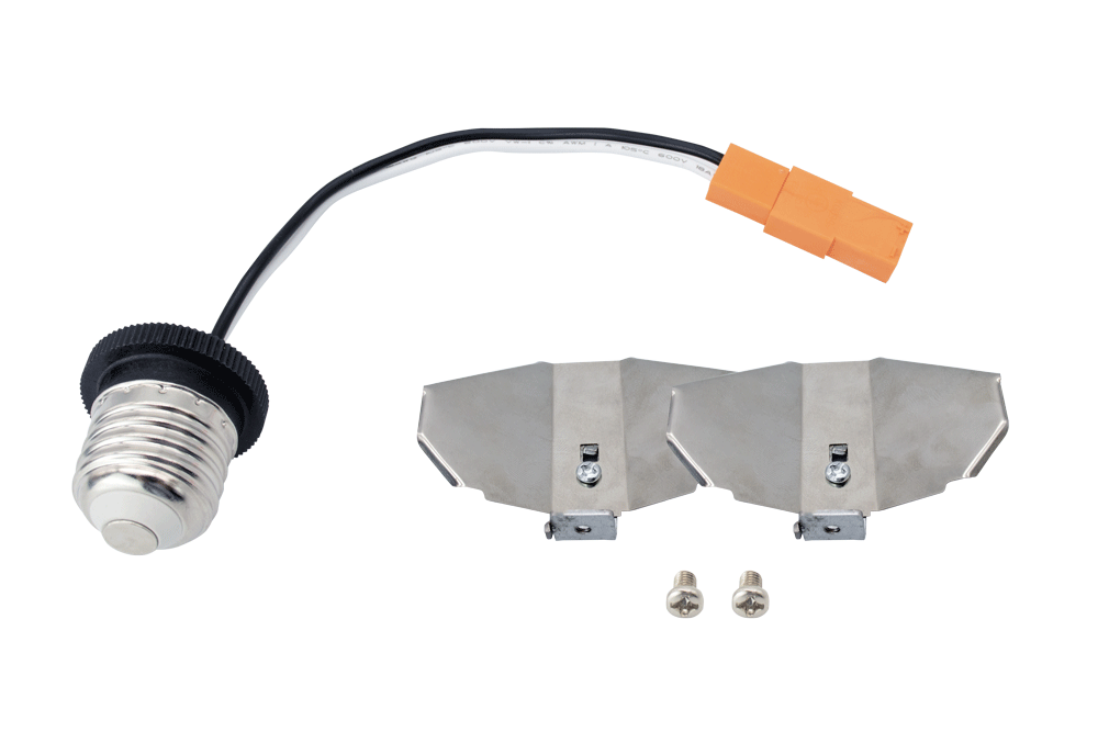 Product Display Visual of the SKU: 4" Clip for Marketing of theLotus Retrofit E26 Adaptor & Butterfly clips for LBL-JB10W-5CCT-AC | 4-inch-clip