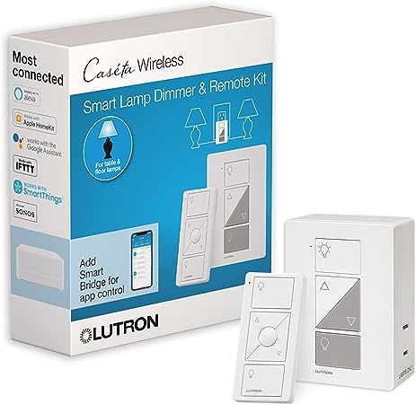 Caseta Large Dimmer Expansion Kit | P-PKG1P-WH-C