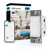 JascoPro Series Matter In-Wall WiFi On/Off Paddle Switch, Emergency Flash | 81919
