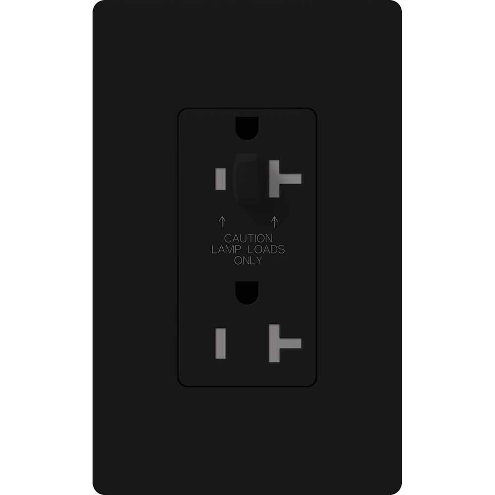 Lutron Half Dimming Tamper-Resistant Receptacles - 15A 120/125V | CAR-20-HDTR-XX