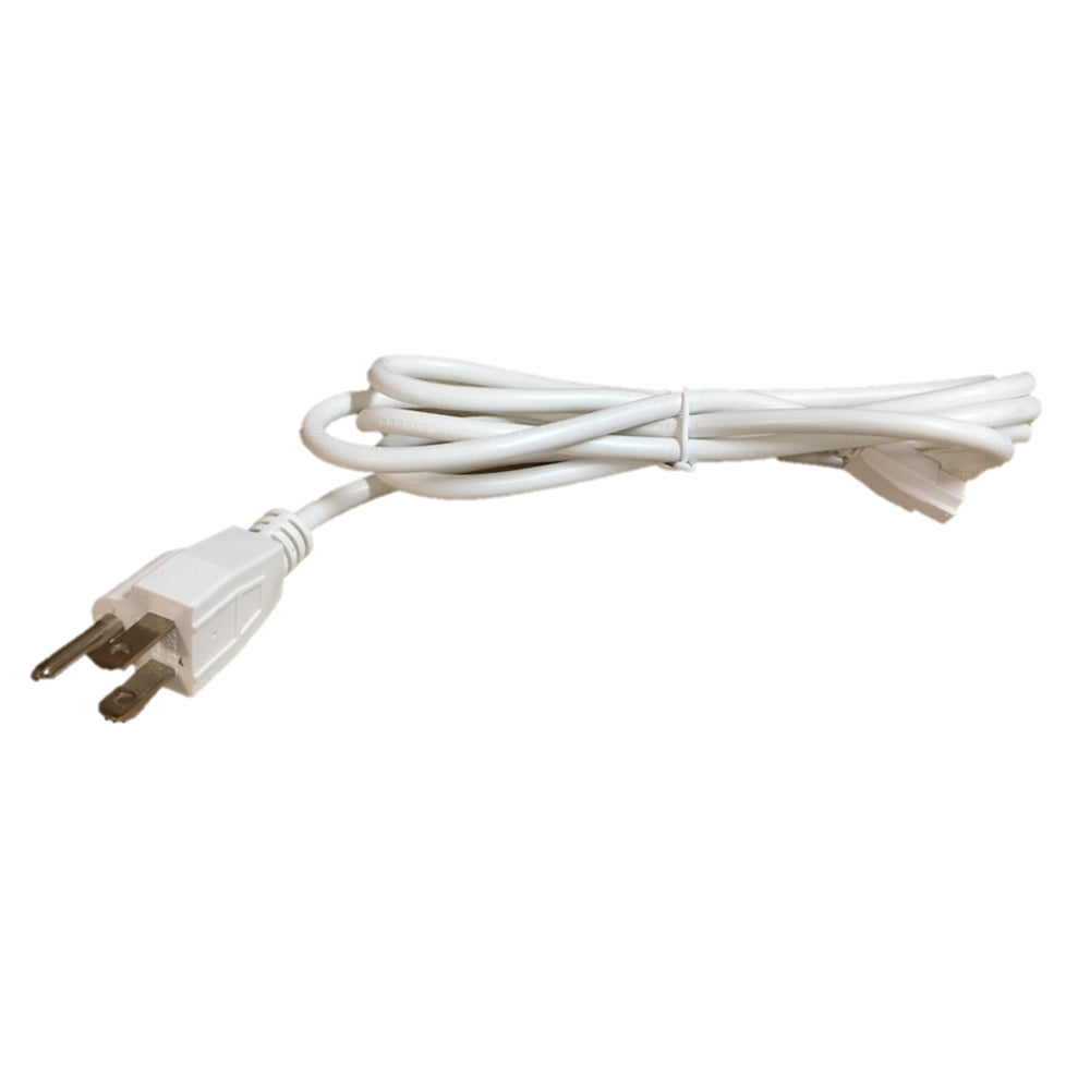 Product Display Visual of the SKU: AD-PC6 for Marketing of theLotus Power Cord With 3-Prong Grounded Plug 6 ft For Under Cabinet Bar | AD-PC6