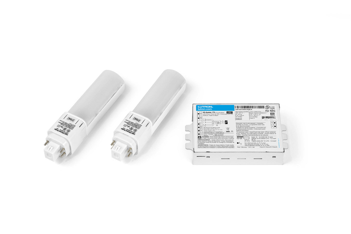 Ballast Retrofit Kit by C-Flex: Horizontal CFL, 2-Lamp (Case of 1 Kits), 4000K, EcoSystem Driver, 1% Dimming, ELDHCF-2K40-1