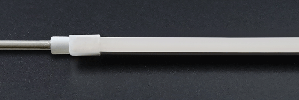Mini Neonflex 4x6 mm LED 24V DC 3000K 3W/ft CRI 90+ IP67 16 ft | ES-FS2216C-266-24-Y-3K
