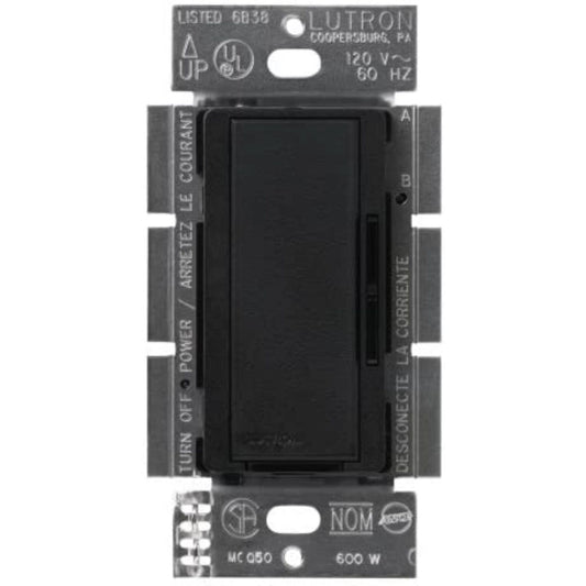 Maestro Companion dimmer for multi-location use, 120V, Satin finish in midnight