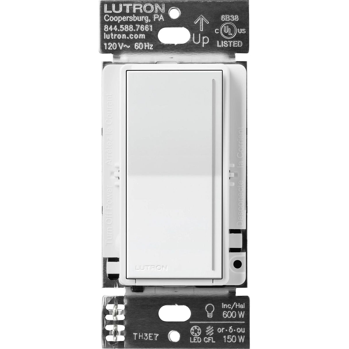 Lutron Sunnata LED+ Dimmer Switch and Accessory Switch 3-Way Kit | STCL-153MR-XX-C