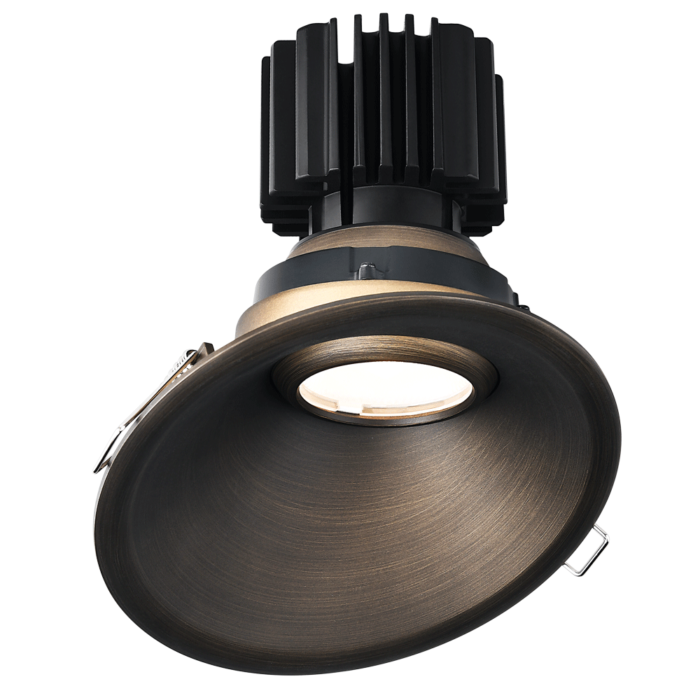 Lotus - Tangra 4" Gimbal Round Sloped Thin Trim Bronze | L3G-RST-BR