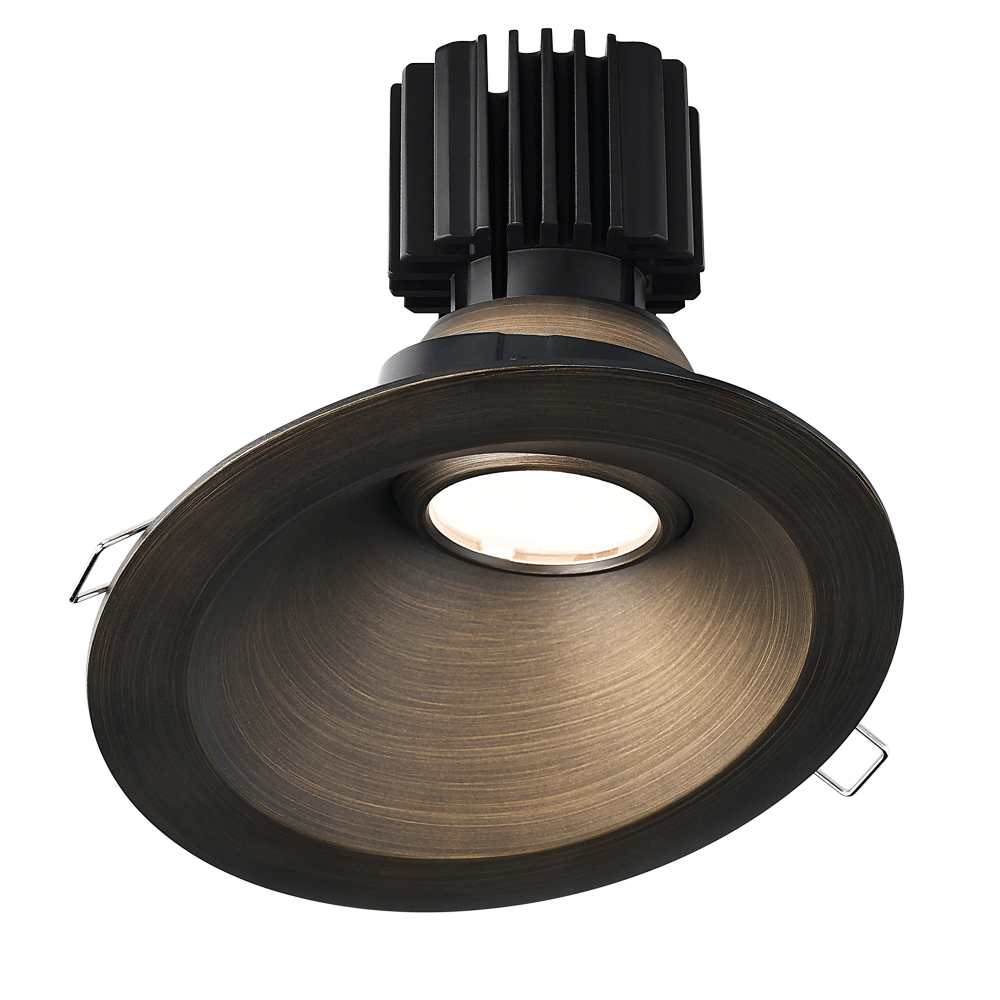 Lotus - Tangra 4" Gimbal Round Sloped Wide Trim Bronze | L3G-RSW-BR