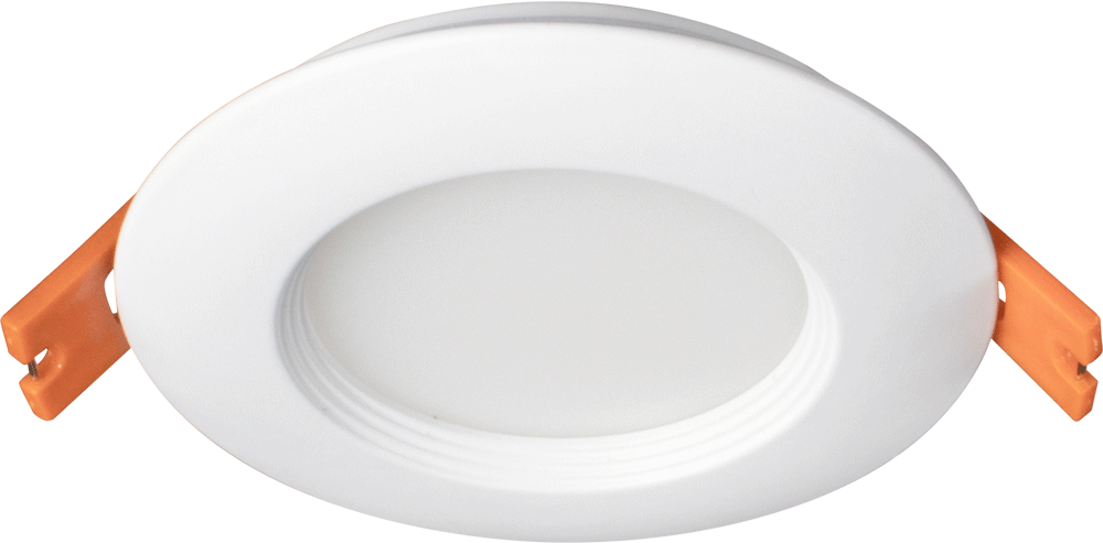 Product Display Visual of the SKU: LED-3-S6W-5CCT-WH-BA for Marketing of theLotus 3" Round Baffle Budget 6W 5CCT 27K-50K 400 lm White Type IC | LED-3-S6W-5CCT-BA