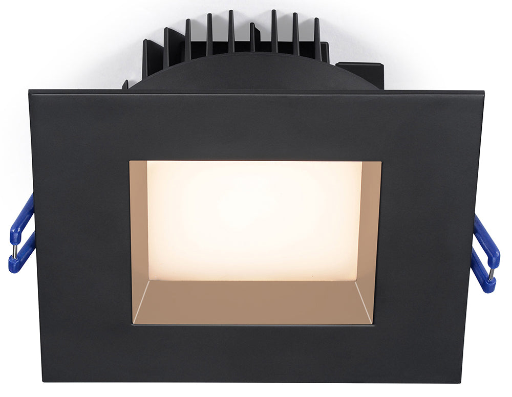 Lotus EOL - 4" Round/Square Regressed Plenum Rated 14.5W 90° CRI 90+ Wet Type IC Air-Tight | LL4RRG-27K-WH