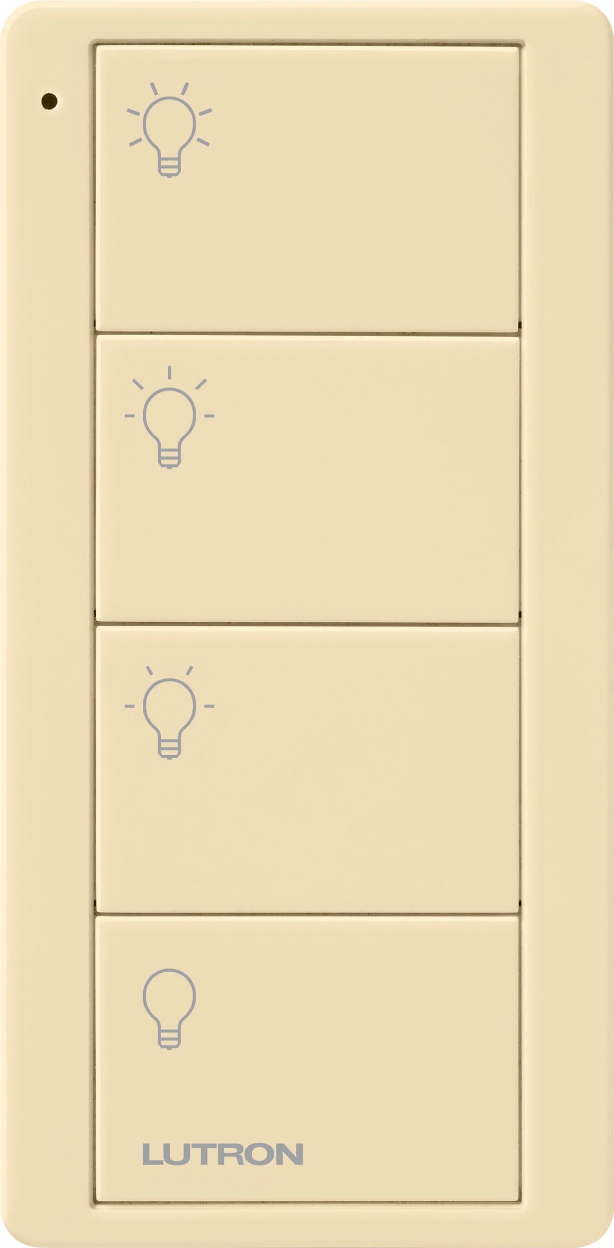 Lutron Pico Smart Remote, 4-Button Scene Control (Light Icons) | PJ2-4B-XX-L31P
