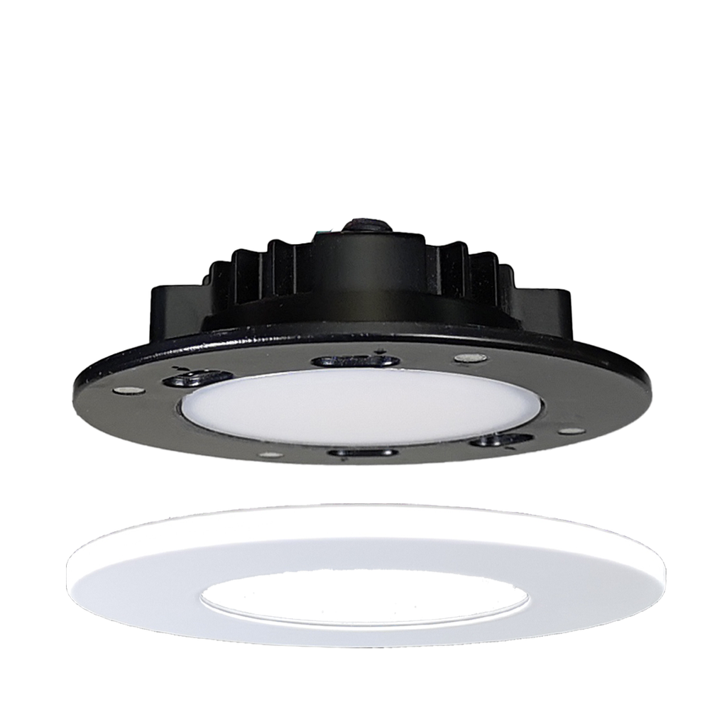 4" Interchangeable Magnetic Trim Slim Recessed Downlight | RENO-4-S8W-MCCT-MRL-WH