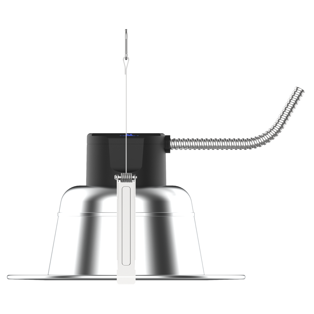8" Aluminum Commercial Downlight | RENO-DL8-MW-DV-MCCT-AL