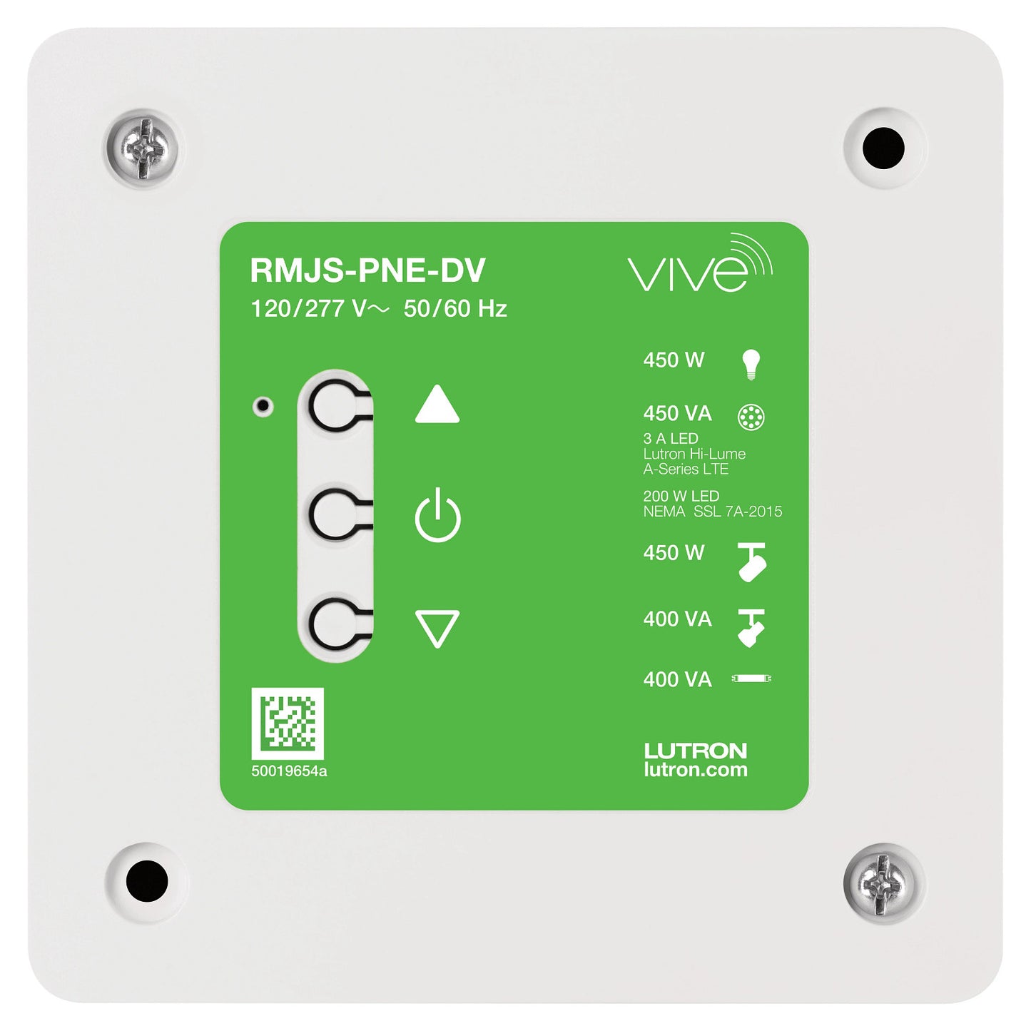Product Display Visual of the SKU: RMJS-PNE-DV for Marketing of theLutron Vive Phase Selective PowPak | RMJS-PNE