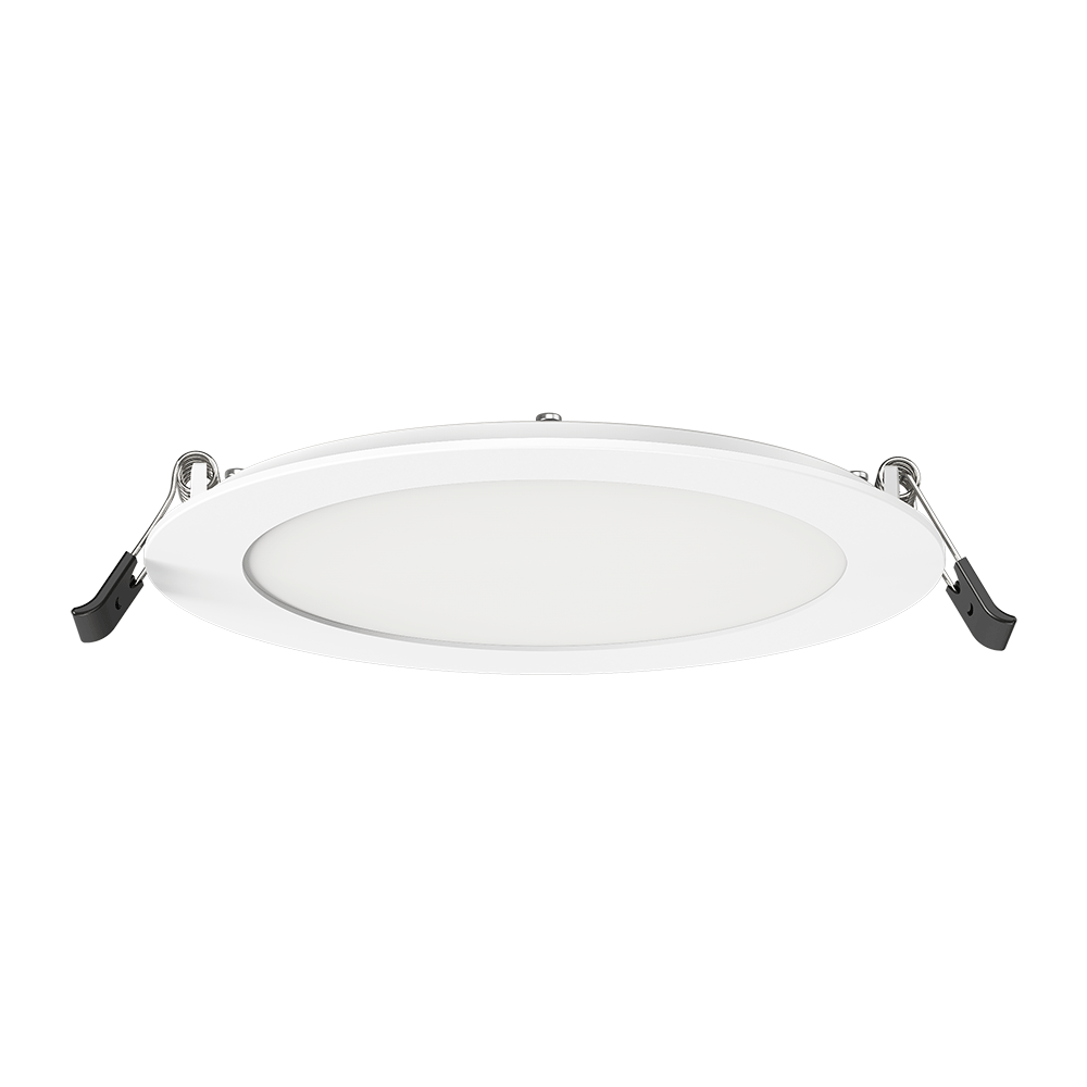 Product Display Visual of the SKU: SC-DL12-D06H-A1-61RE-WH for Marketing of theLotus Lotolite 6" Slim Round Panel LED 1400lm 12W | SC-DL12-D06H-A1-61RE