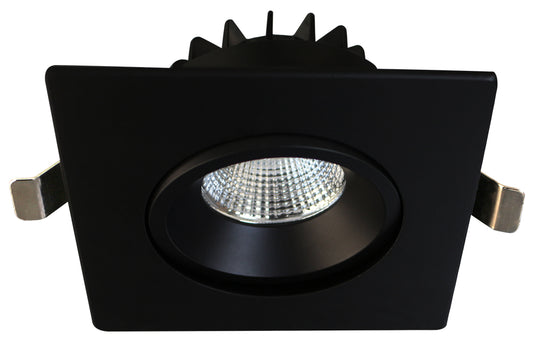 Lotus 4" Square Venus Adjustable Recessed LED 12W | AD-LED-4-S12W-xx-xx-LREY-SQ