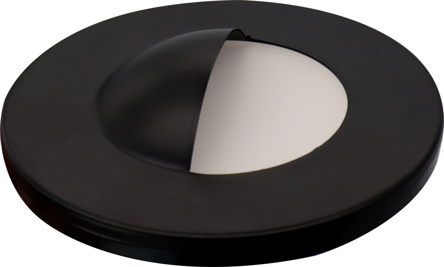 Product Display Visual of the SKU: WWT-BK-107 for Marketing of theLotus Wall Wash Trim Black for AD-107T | AD-107T-TRIM