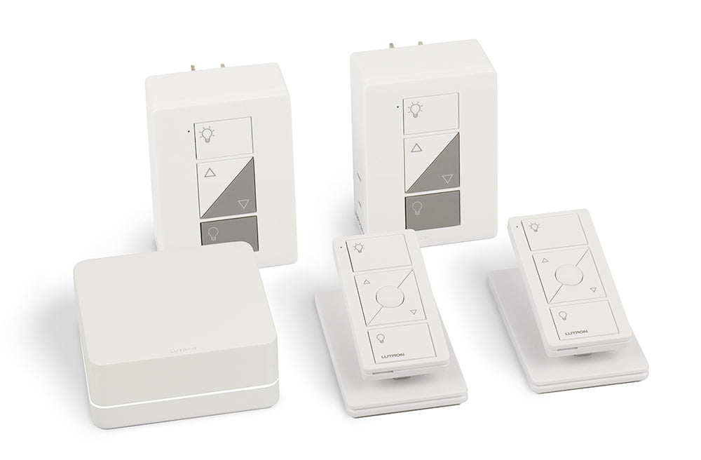 Lutron Caséta PRO Dimmer Kit - Smart Hub PRO + In-Wall Dimmer | P-BDG-PKG2P-C