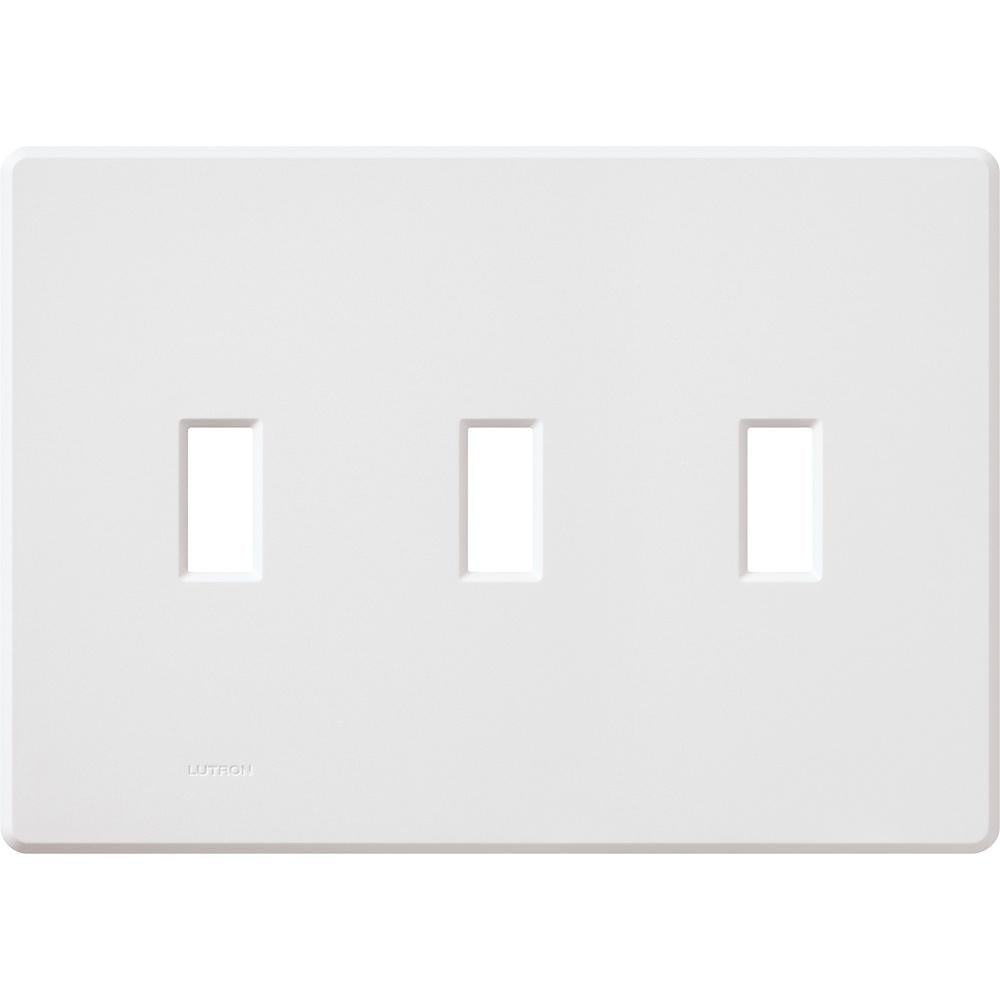 Lutron Fassada Fashion Wall Plate | Traditional Toggle Opening | Matte Finish | FW