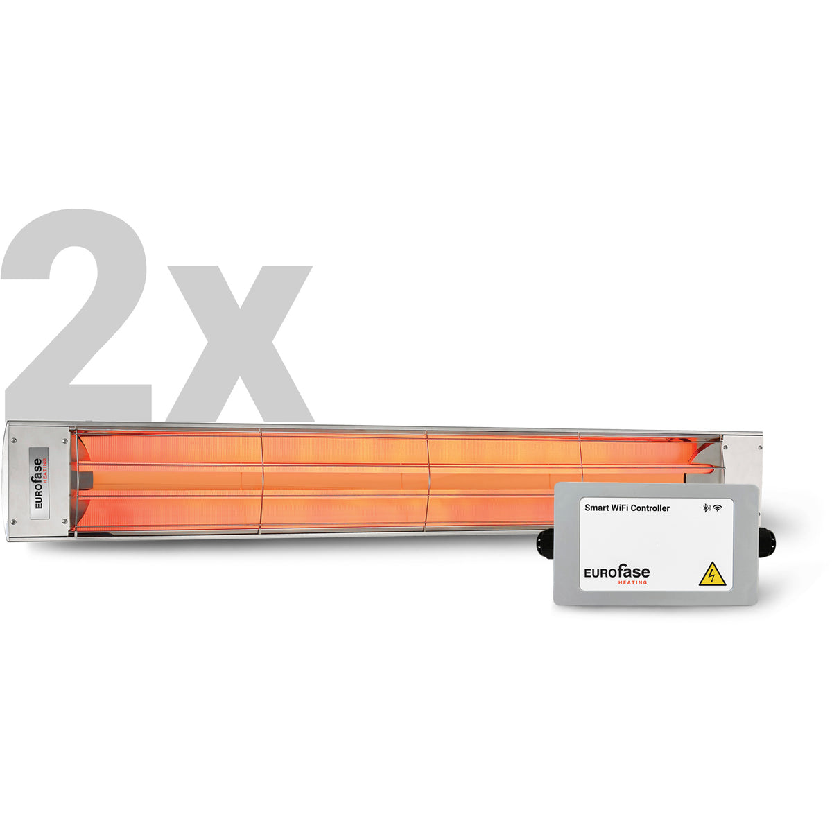 Eurofase Dual EF60 Smart Heating System — Stainless Steel | BUNDLE1