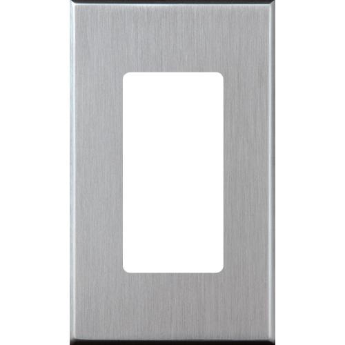 Lutron Nova T Single-Gang Wall Plate for Small Accessories | NT-R3-NFB