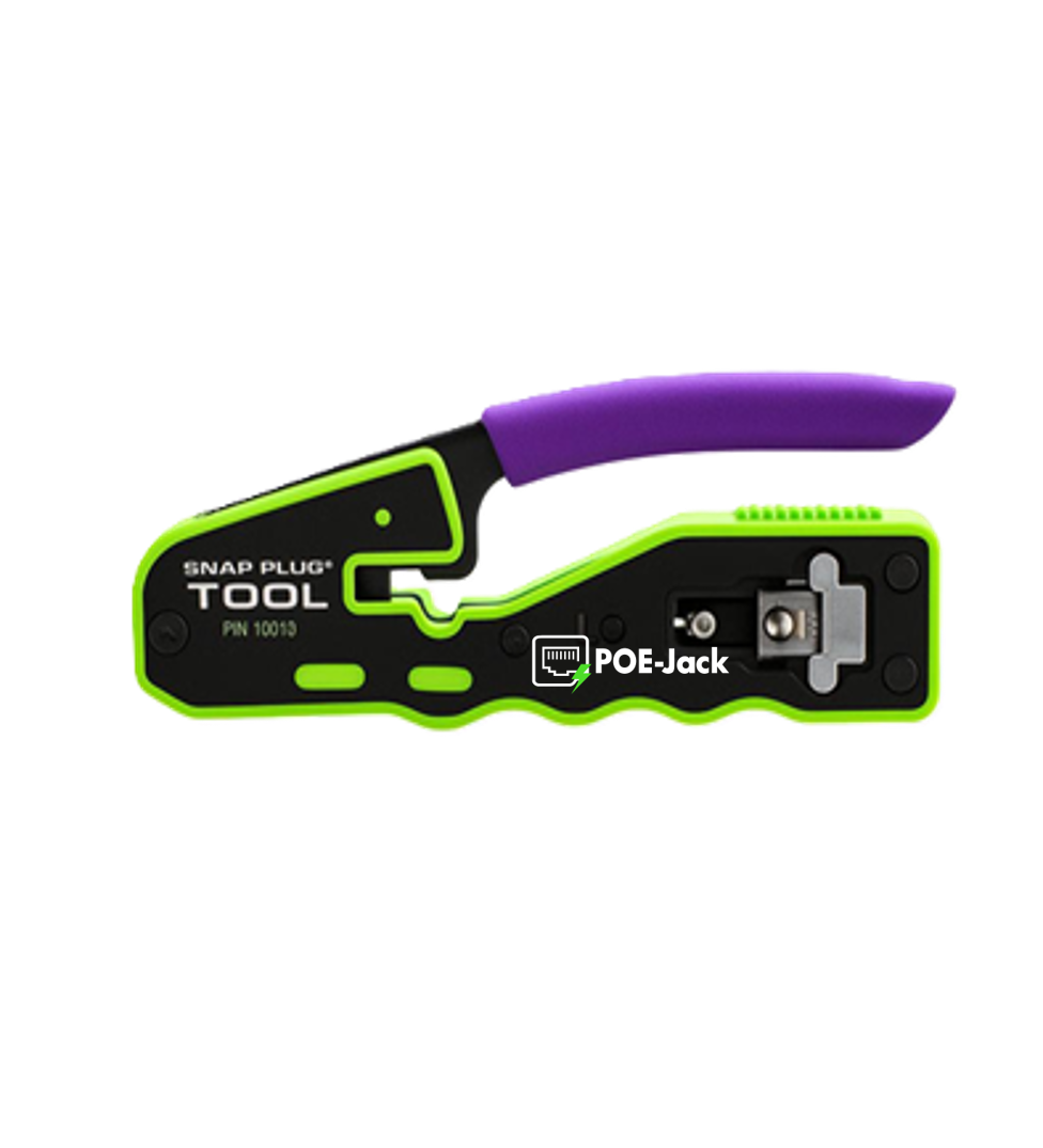 Professional RJ45 Crimp Tool | For Cat5e/Cat6/Cat6A Modular Plugs | POEJK-CRIMP