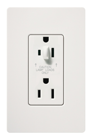 Half Dimming Tamper-Resistant Receptacles - 15A 120/125V | CAR-20-HDTR-XX