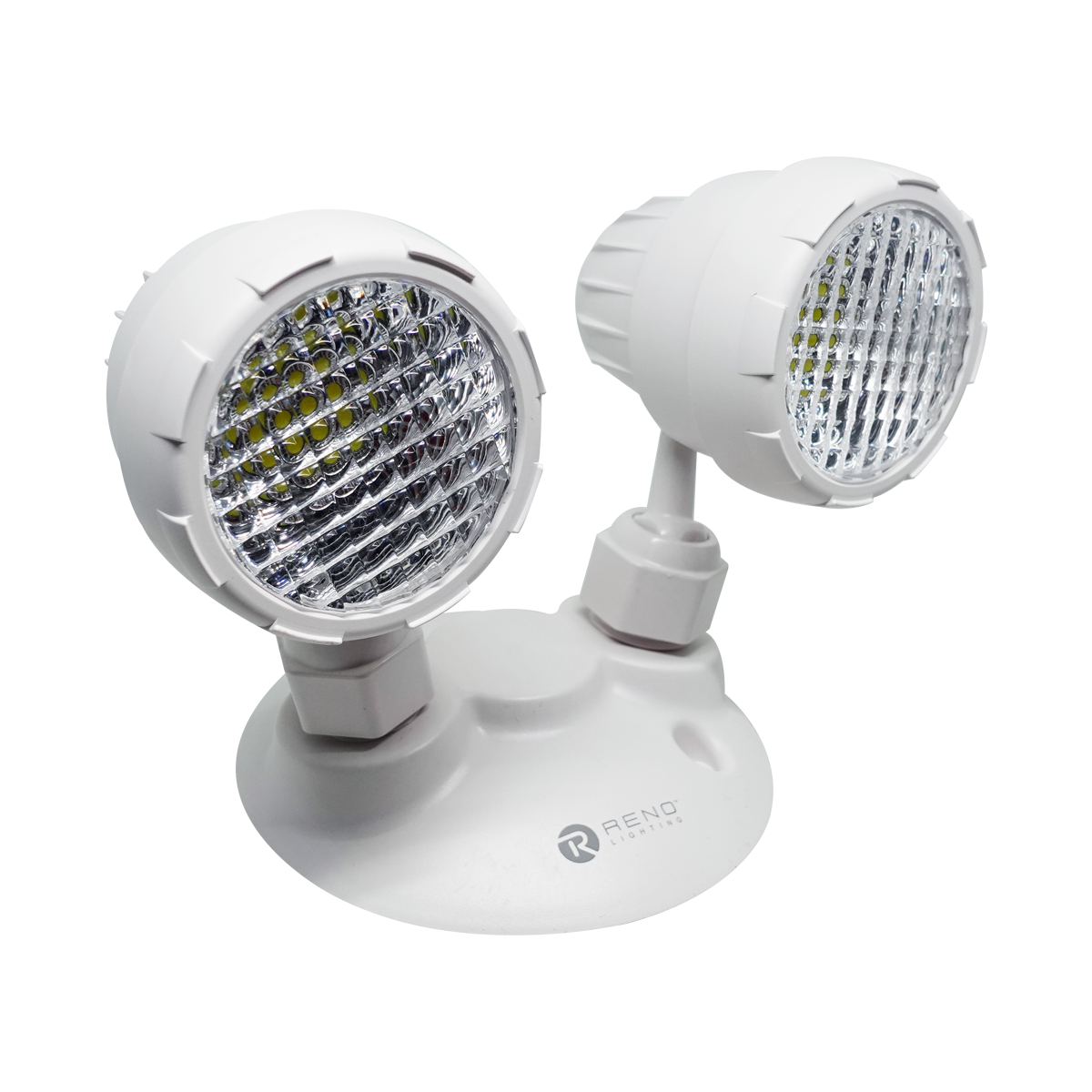 Product Display Visual of the SKU: RENO-ERH5W-2 for Marketing of theReno Double Head Emergency Light | RENO-ERH5W-2