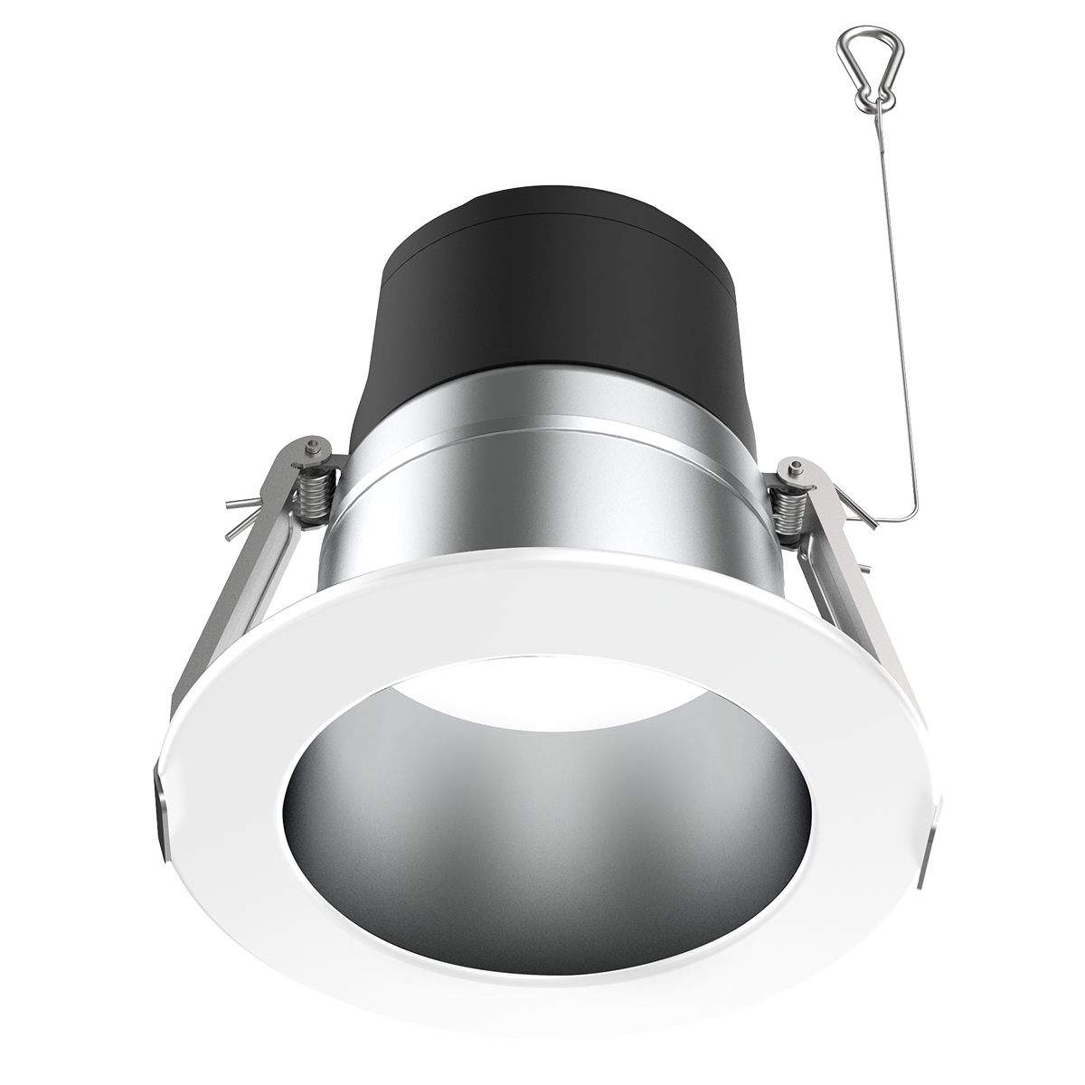 Product Display Visual of the SKU: RENO-DL4-MW-DV-MCCT-AL for Marketing of theReno 4" Aluminum Commercial Downlight
Selectable Wattage 6/9/13W | Selectable CCT 27/30/35/40/50K | 120-347V | 3IN1 Dimming 0-10V/Triac/ELV |White Trim | RENO-DL4-MW-DV-MCCT-AL