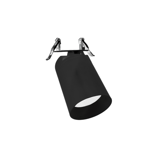Arte - 3" Ceiling Mount Cylinder Downlight - 15W - Selectable CCT 2700k/3000k/3500k/4000k/5000K - 120V — Finish: Black