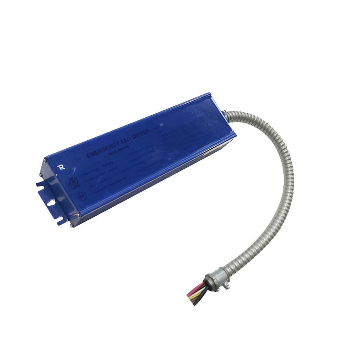 Product Display Visual of the SKU: RENO-EM-H40 for Marketing of theReno Emergency LED Driver | External Mount | 40W | RENO-EM-H40