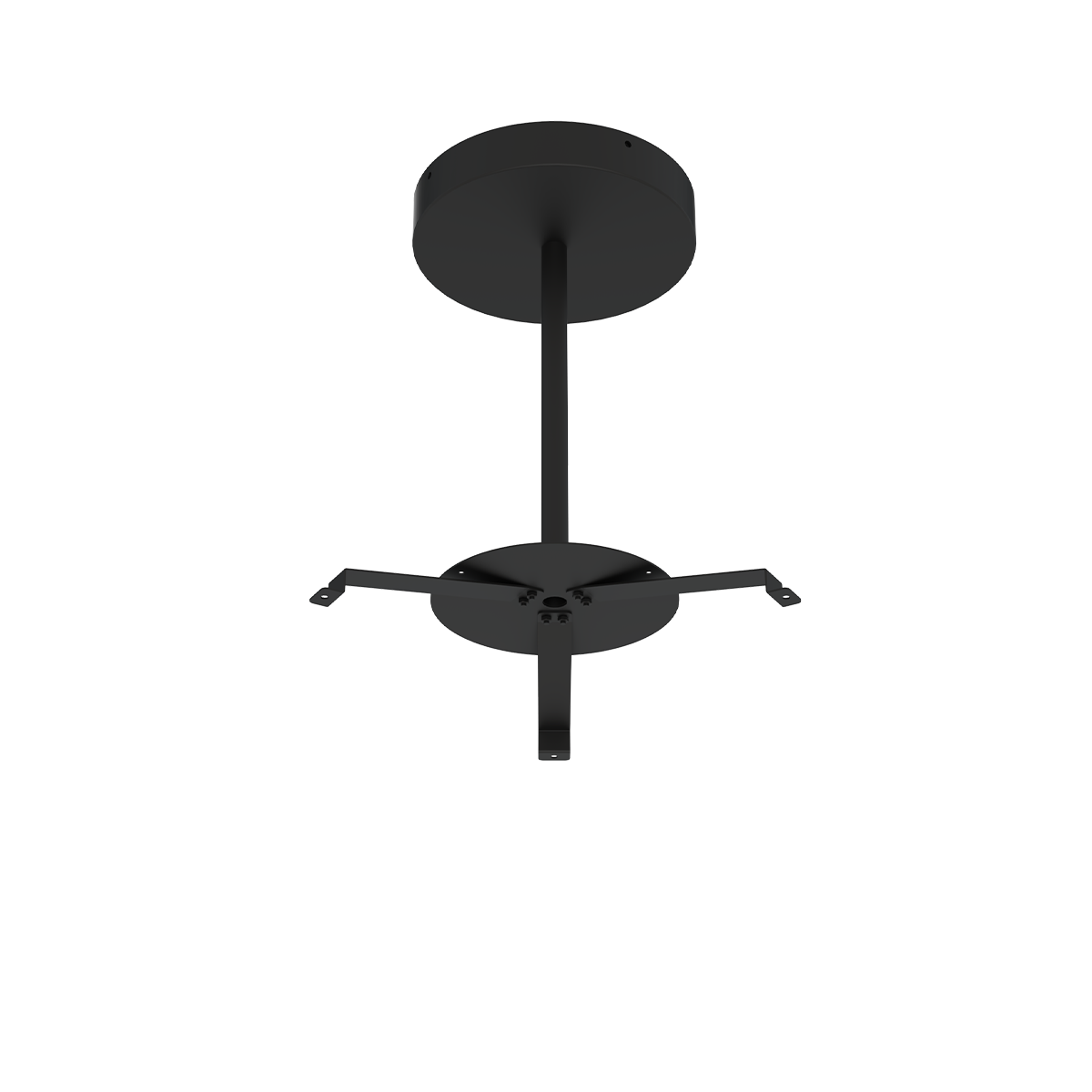 Evoke - Pendant Mount Kit for Evoke Round High-bay | 1M (3ft) Length | Connectable up to 2 sets for longer length — Color: Black
