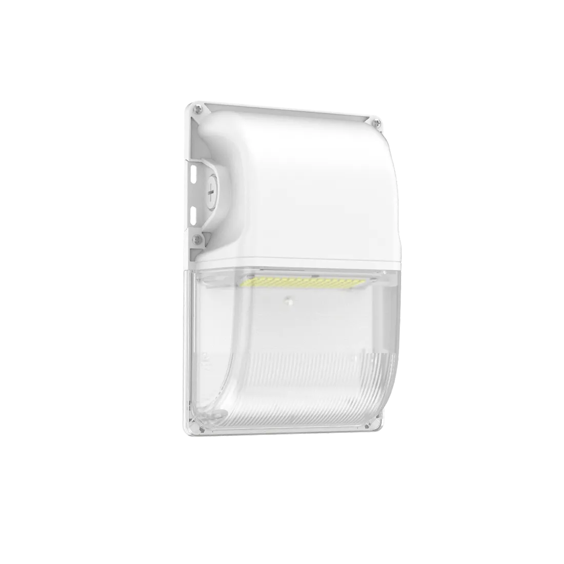 OPS - Mini Wall Pack G2 | Selectable Wattage 15/20/30W | Selectable CCT 3000/4000/5000K | Integrated Photocell | 120-347V — Color: White