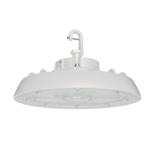 Reno ECO UFO Highbay R1
Selectable Wattage 100/125/150W | Selectable CCT 35/40/50K | 120-347V | 6FT cord | White Finish | RENO-HBU-150W-DV-MCCT-R1-ECO / R34223, R34224