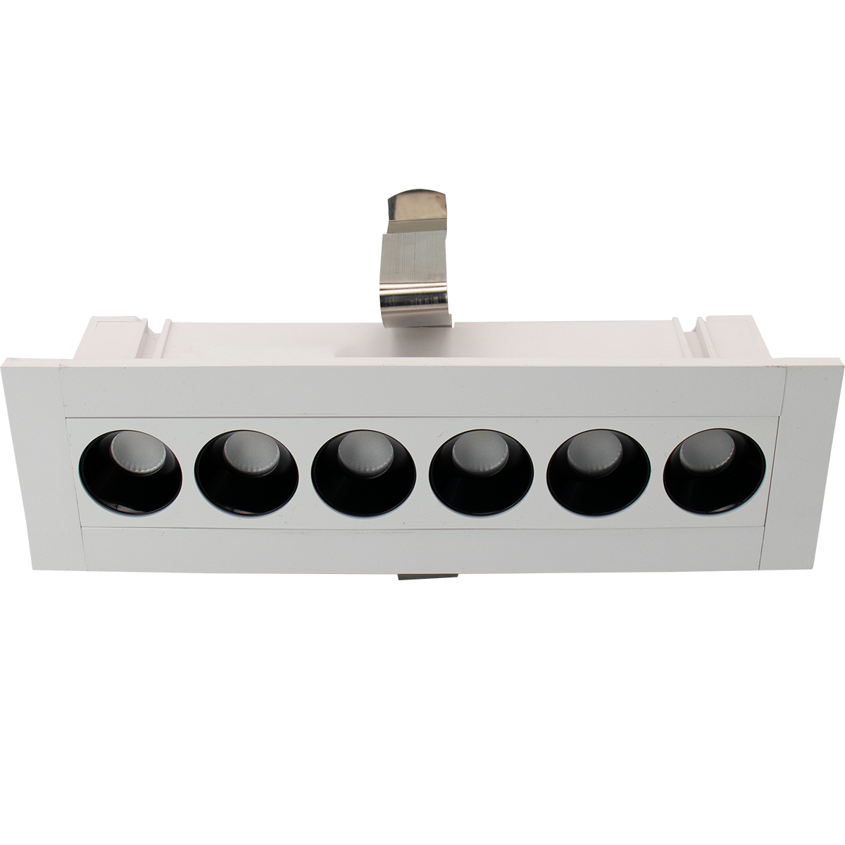 Product Display Visual of the SKU: RENO-LRSL-5CCT-8W-WH for Marketing of theReno Mini Linear Recessed Spot Light | RENO-LRSL-5CCT-8W-WH