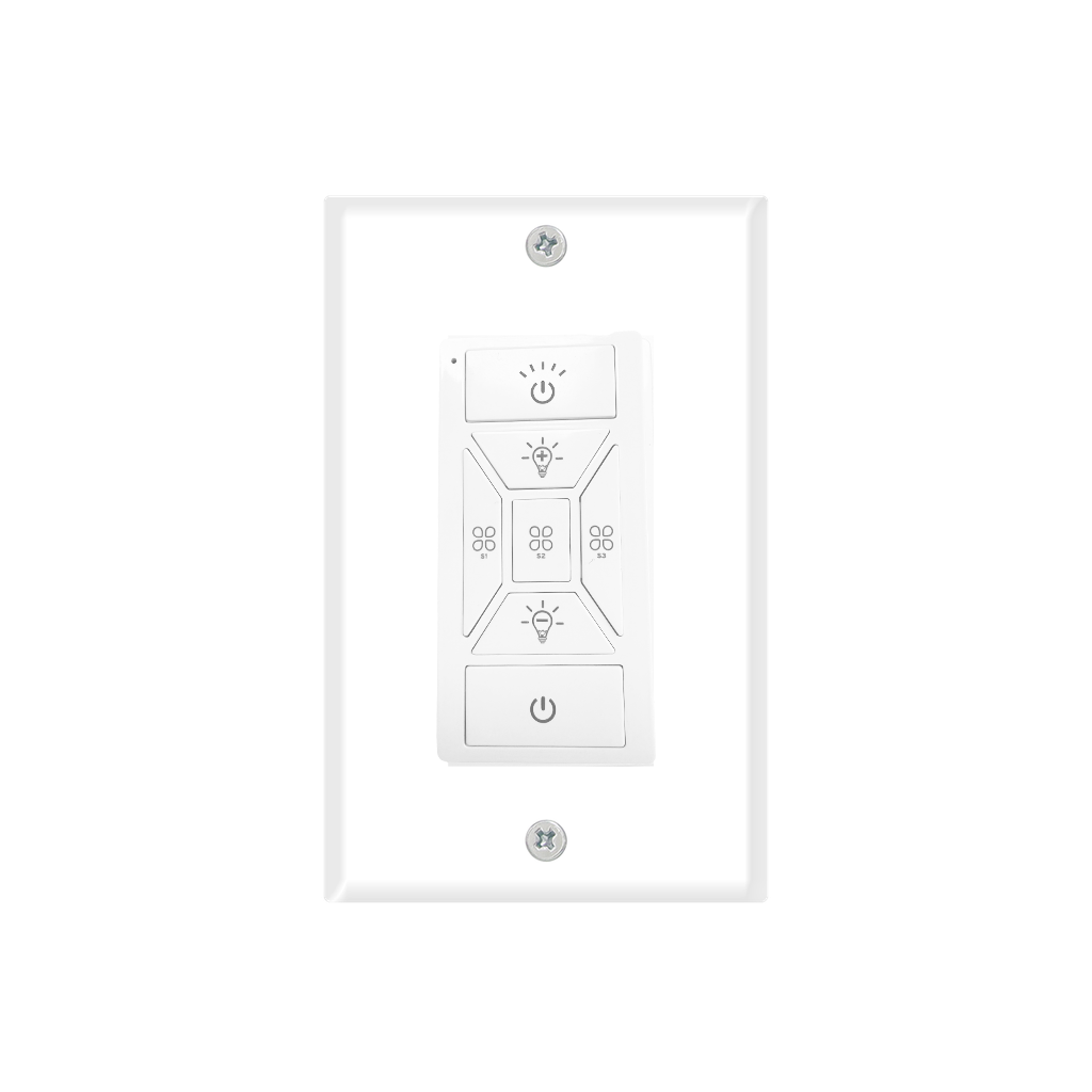 Reno Smart - Bluetooth 7-Key Smart Wall Switch - Wall switch with mounting plate — Title: Default Title