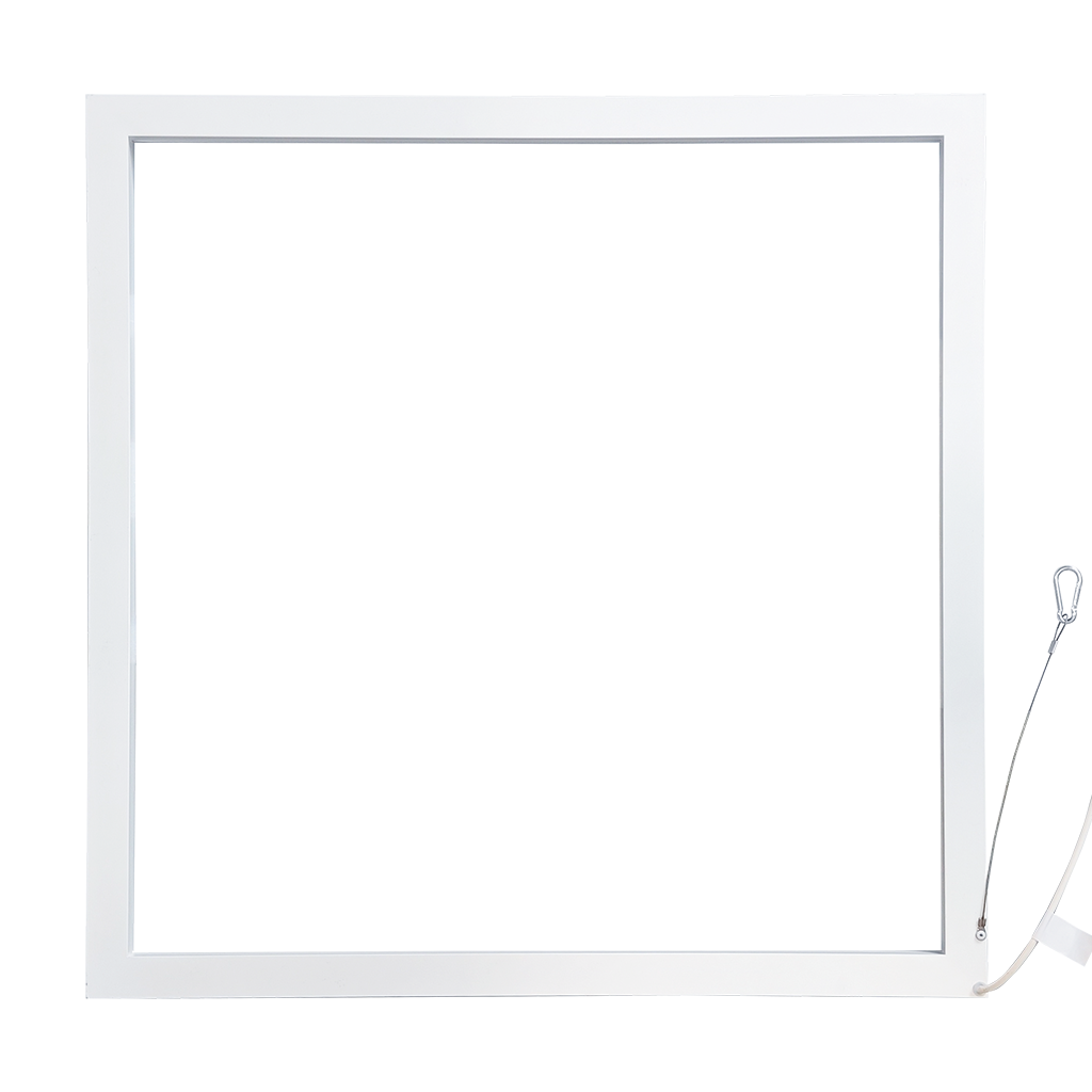 Product Display Visual of the SKU: RENO-22GFL-DV-MCCT-MW for Marketing of theReno 2X2 Pre-Assembled Grid Frame Light
Selectable Wattage: 20/25/30/35/40W | Selectable CCT: 30/35/40/50/6500K | 130lm/W | Voltage: 120-347V | RENO-22GFL-DV-MCCT-MW