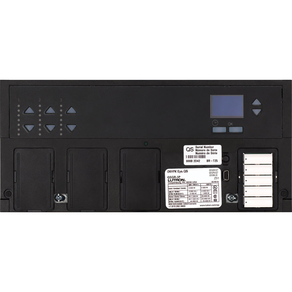 Lutron GRAFIK Eye QS 3-Zone Wired Phase Control Main Unit | QSGR-3P