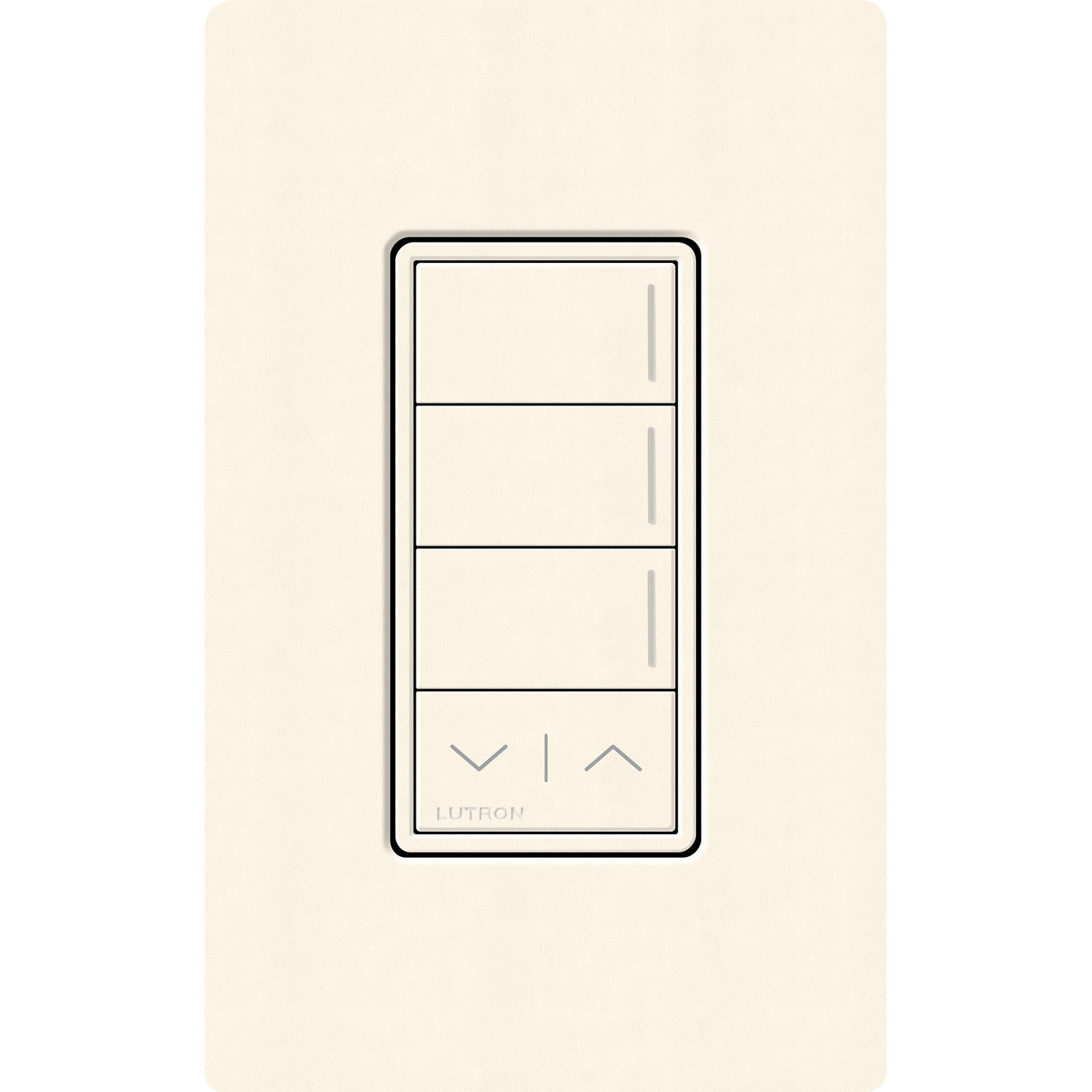 Lutron RadioRA3 3-Button Sunnata Keypad with Raise/Lower | RRST-W3RL-XX
