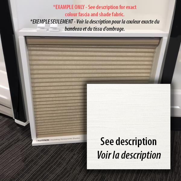 Photo of Simply Controlled SKU - Lutron Roller Battery Shade Demo Unit – SheerLite 3% Charcoal, Black Architectural Fascia | RB-DEMO-SHL-ARC