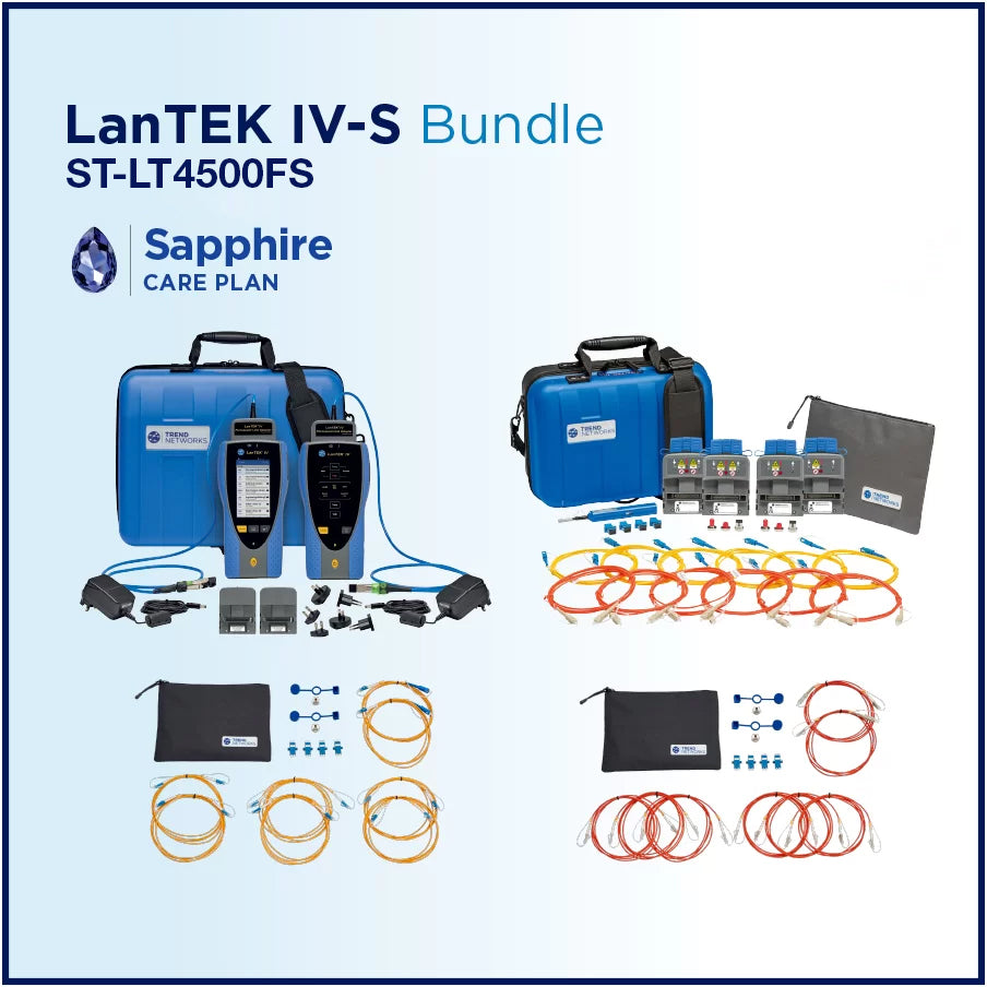 ST-LT4500FS SimplyTEST LanTEK IV + FiberTEK IV Copper Fiber Bundle | Canada | SimplyControlled.ca