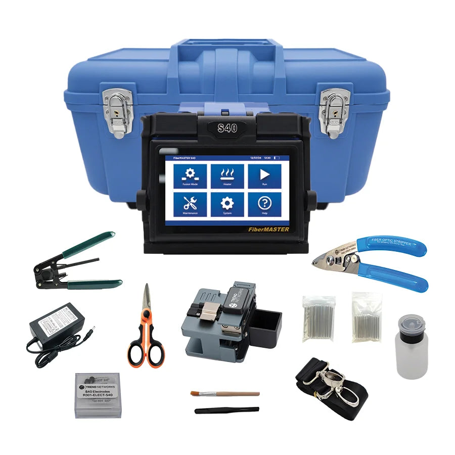 ST-R301S40K SimplyTEST FiberMASTER S40 Fusion Splicer Kit Cladding | Canada | SimplyControlled.ca