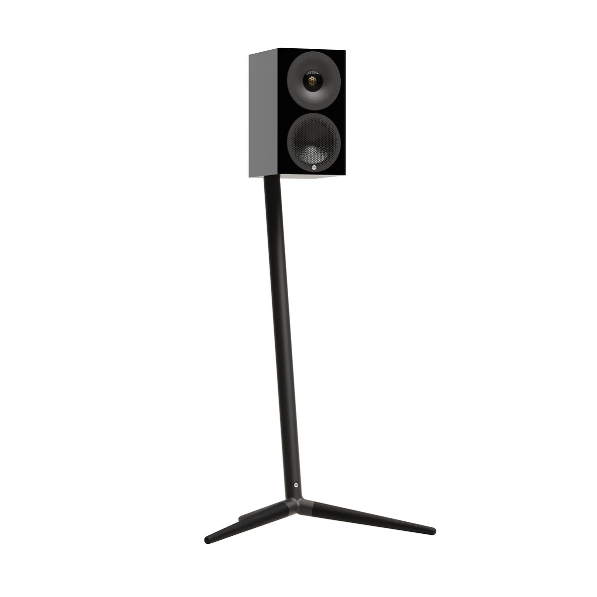 Monitor Audio Radius 3 4G on Radius Floor Stand 4G in Black