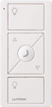 Pico Wireless Remote with Nightlight (3-button raise/lower, light icons) | PJN-3BRL-GXX-L01