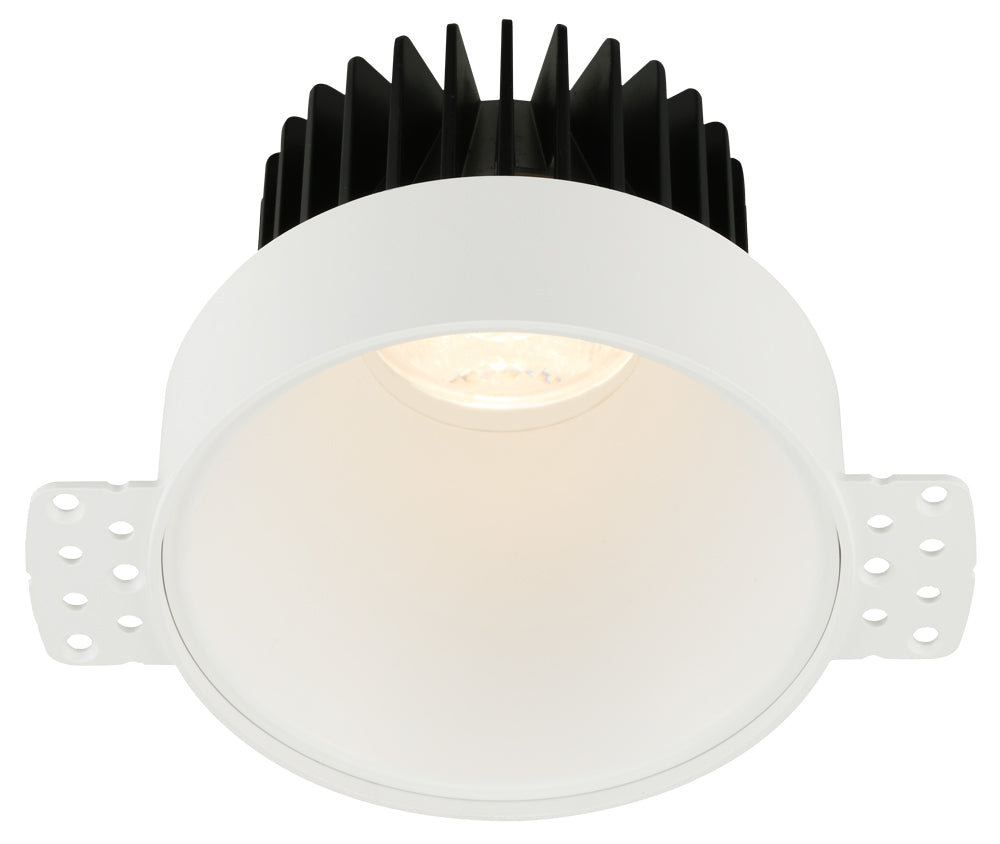 4" Round Deep Regressed LED 15W Open Plenum