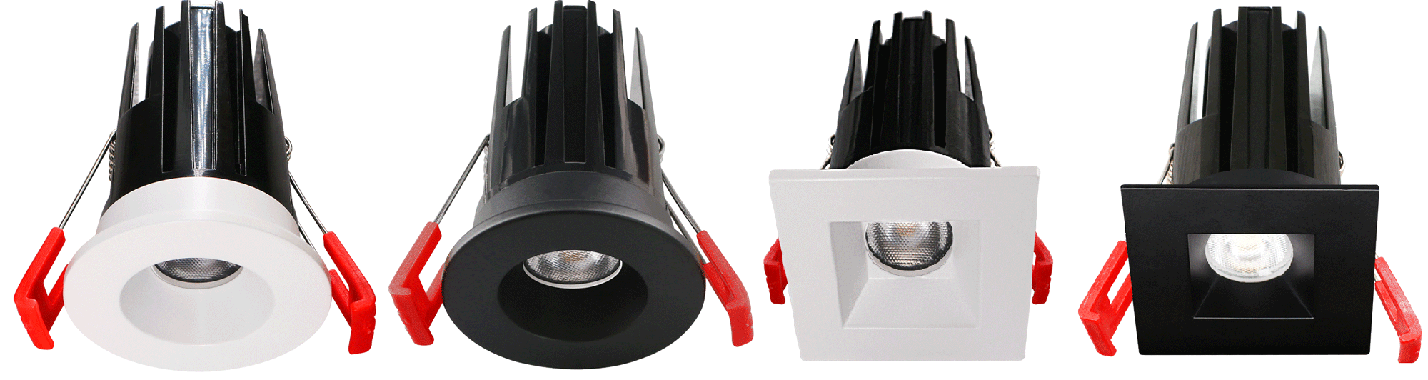 2" Recessed LED 7W 5CCT 120V with Interchangeable Trims Dimmable | LED-1-S7W-5CCT