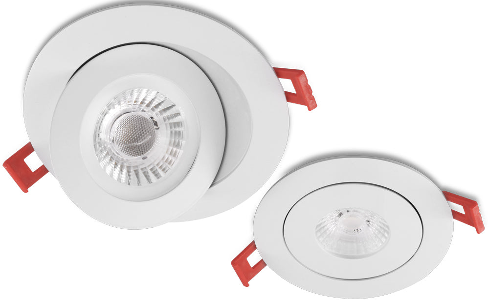 4" Round Floating Gimbal Recessed LED 9W | LED-4-S9W