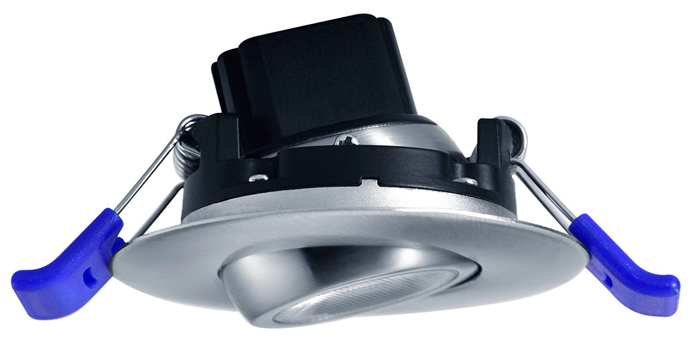 2" 24V DC Input Round Eyeball Gimbal with 20° Tilt & 360° Rotation 5W Not Dimmable 120V 24° Beam CRI 90+ Wet Type IC Air-Tight