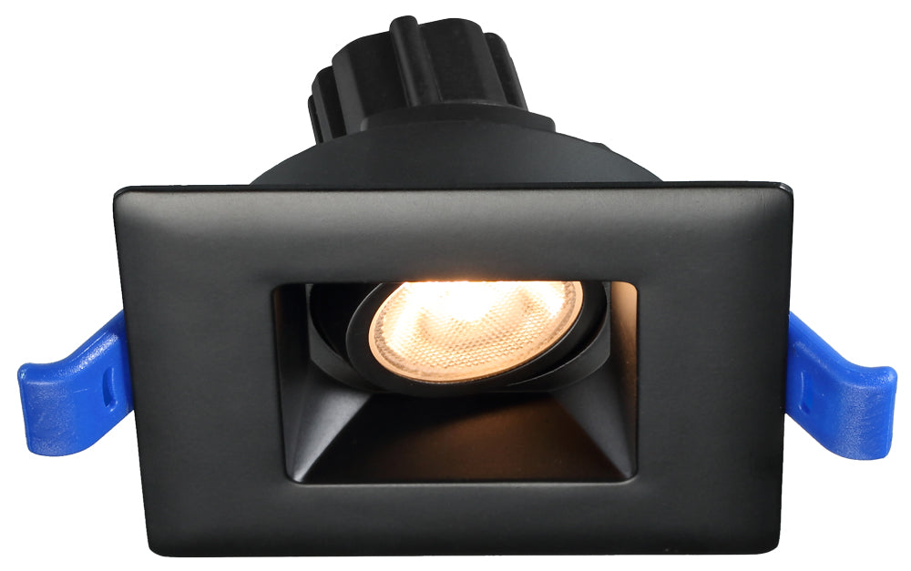 2" Round/Square Regressed Gimbal with 20° Tilt & 360° Rotation 5W 120V 24° Beam CRI 90+ Wet Type IC Air-Tight